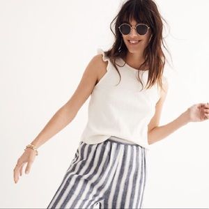 Madewell Ruffle Sleeve Top